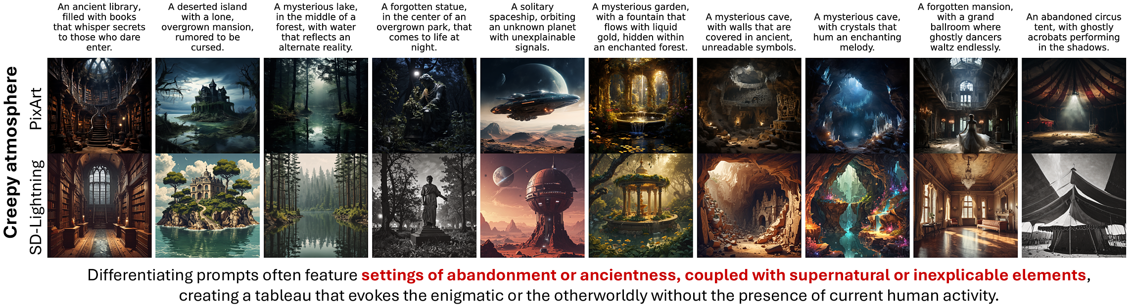 Creepy atmosphere divergence